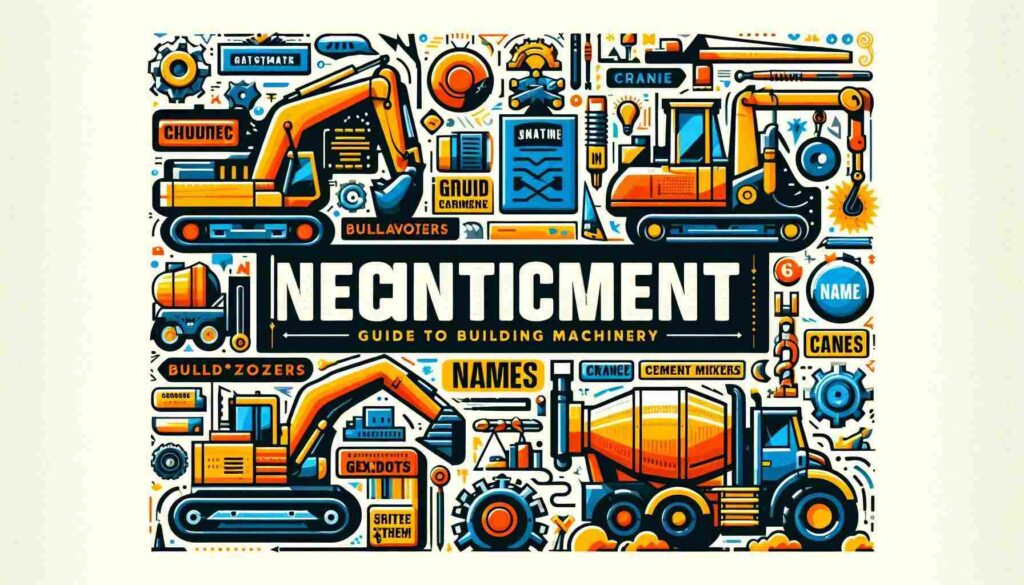 Construction Equipment Names: Guide to Building Machinery